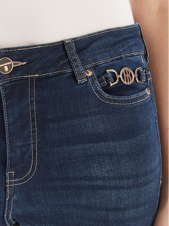 Fracomina Fracomina Jeansy FP25WVA012D46093 Tmavomodrá Bootcut Fit