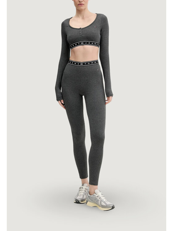 Tommy Jeans Tommy Jeans Leggings DW0DW22554 Grigio Casual Fit