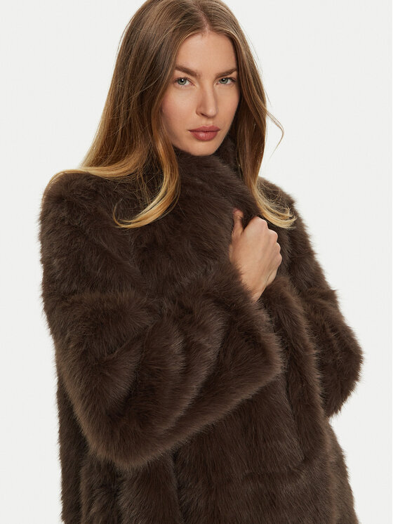 Eleh Eleh Kožušina MARRONE E00192 Hnedá Regular Fit