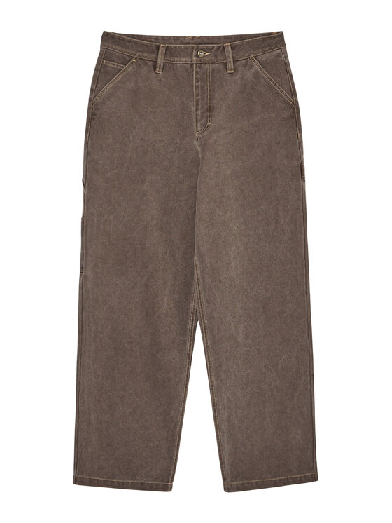 Element Element Bavlnené nohavice Big Carpenter Canvas ELYNP00201 Hnedá Relaxed Fit