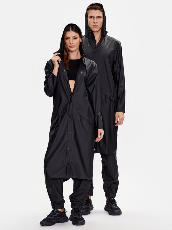 Rains Rains Geacă de ploaie 18360 Negru Regular Fit