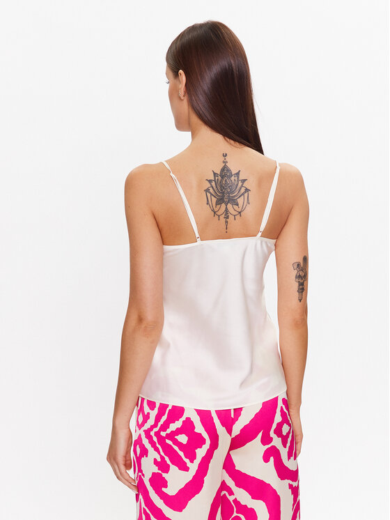 Maglietta del pigiama 6535081 Écru Regular Fit