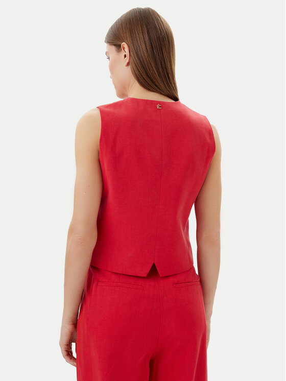 LOLA CASADEMUNT LOLA CASADEMUNT Жилет LS2502007 Червоний Regular Fit