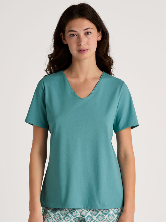 Calida Calida T-Shirt 14995 Zielony Regular Fit