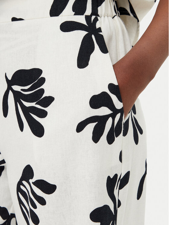 Marella Marella Pantaloni culotte Antiope 2513131222200 Bianco Regular Fit