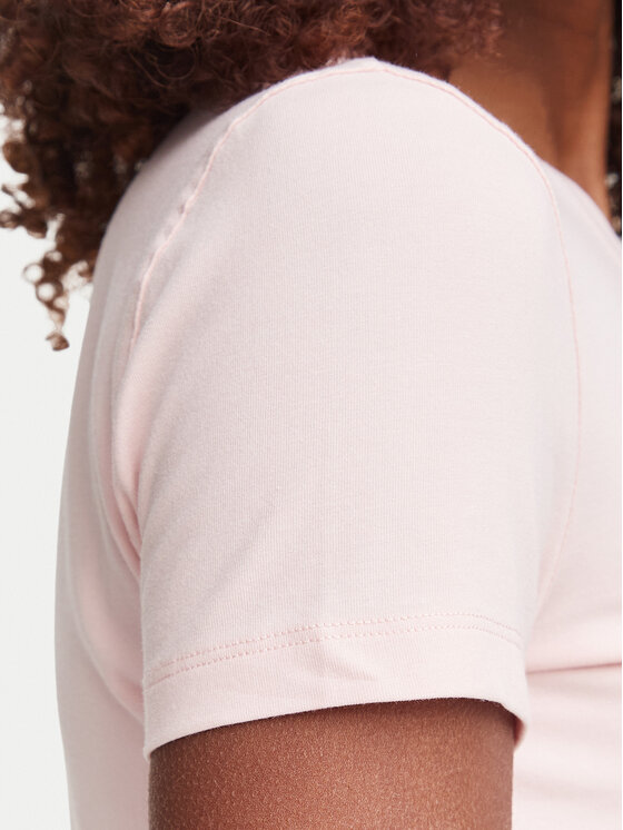 Guess Guess T-Shirt W6YI21 K4337 Ροζ Slim Fit