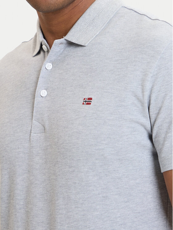 Napapijri Napapijri Polo Ealis NP0A4H8B Grigio Regular Fit