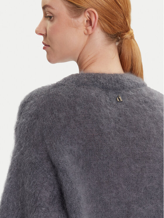Dixie Dixie Пуловер M277Y101A Сив Relaxed Fit