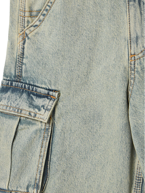 Jack&Jones Junior Jack&Jones Junior Džínsové šortky Alex 12278977 Modrá Baggy Fit