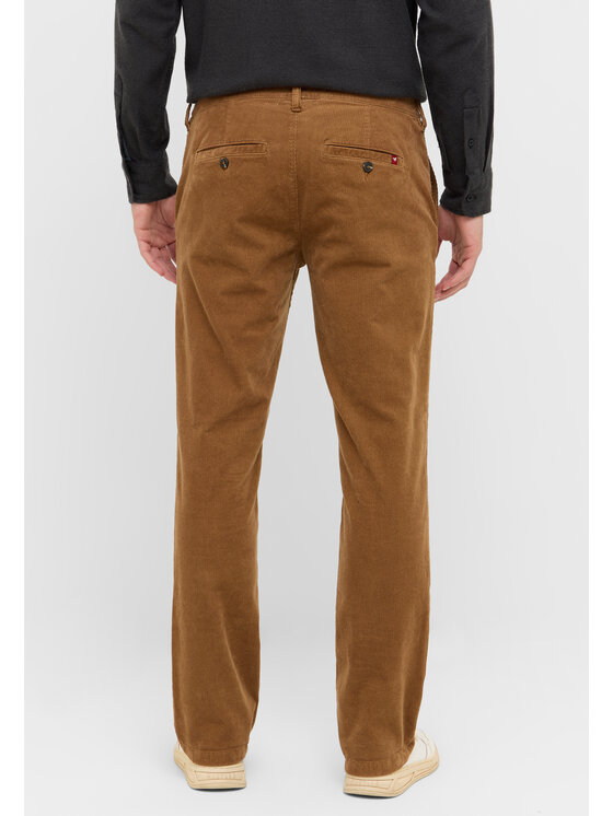 Mustang Mustang Jeansy Style Tramper Chino Brązowy Straight Fit
