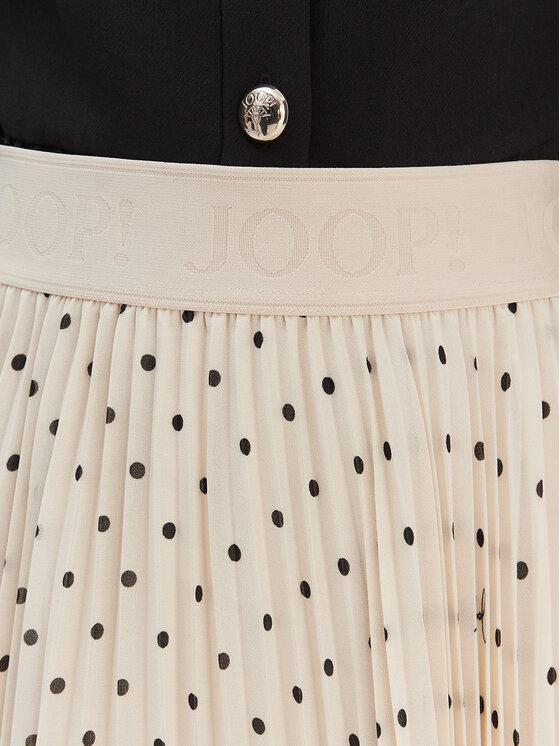 JOOP! JOOP! Plisovaná sukně Salma2 30100095 Béžová Regular Fit