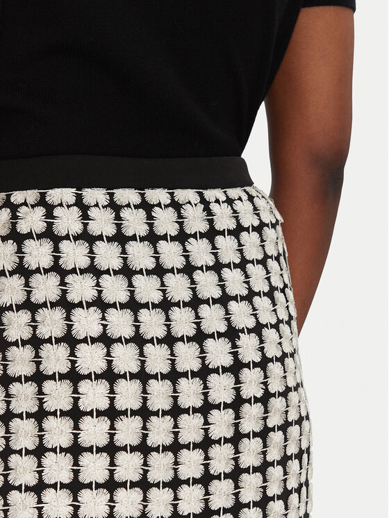 Bruuns Bazaar Bruuns Bazaar Spódnica ołówkowa Aluma BBW4527 Écru Slim Fit