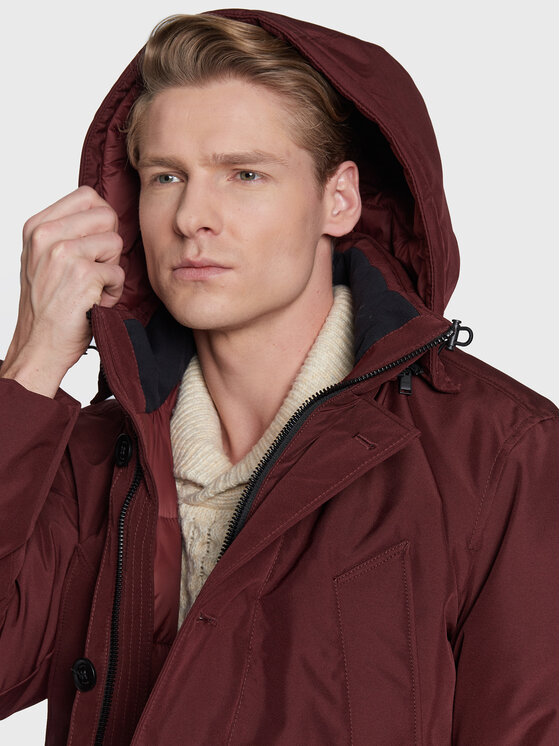 BOSS Boss Зимно яке Osiass 50477966 Бордо Regular Fit