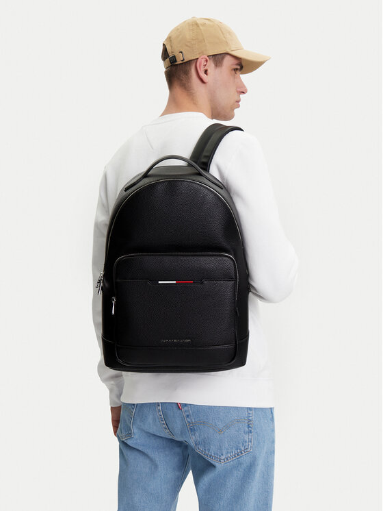Tommy Hilfiger Tommy Hilfiger Ruksak Th Central Backpack AM0AM13483 Crna