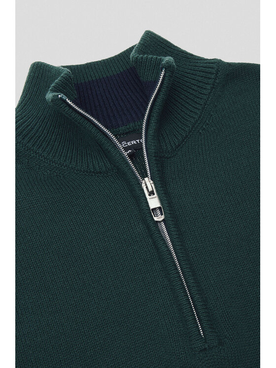 Lancerto Lancerto Sweter Johan SW073224000087 Zielony Regular Fit