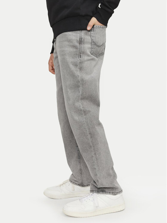 Jack & Jones Junior Jack & Jones Junior Jeansy Chris 12251577 Szary Relaxed Fit