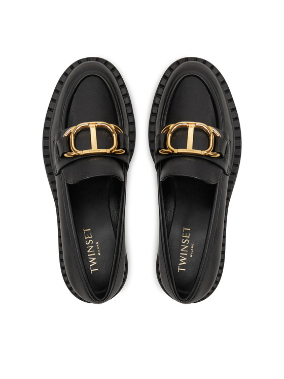TWINSET TWINSET Loafers 242TCP030 Μαύρο