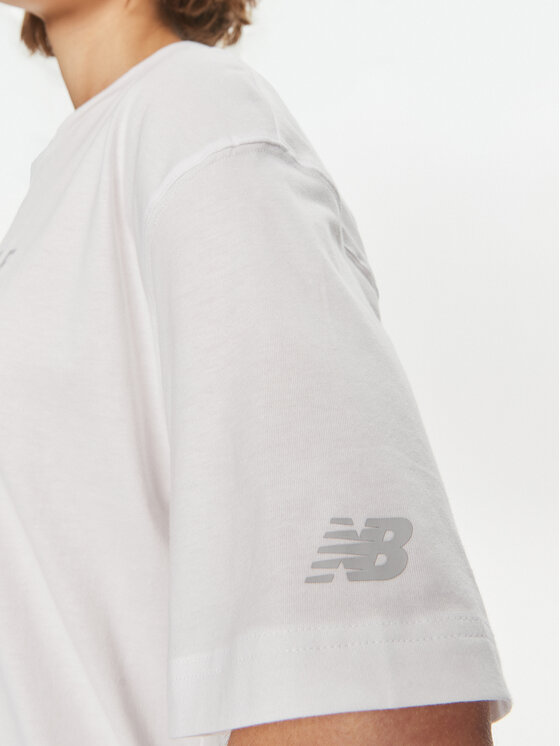 New Balance New Balance T-särk WT41519 Valge Oversize