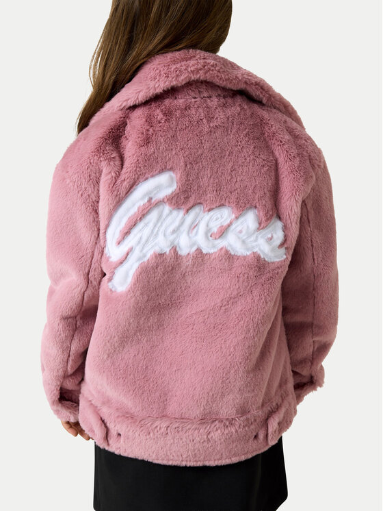 Guess Guess Γούνα J6YL13 K4223 Ροζ Regular Fit