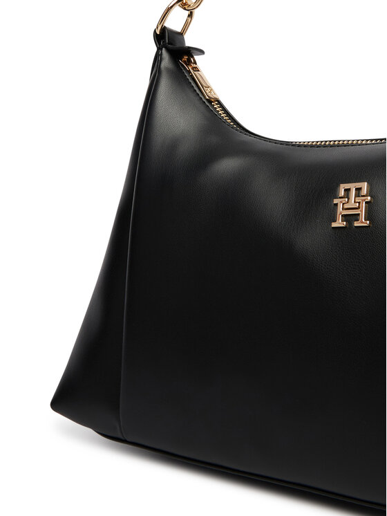 Tommy Hilfiger Tommy Hilfiger Torbica Th Essential Shoulder Bag AW0AW18374 Crna