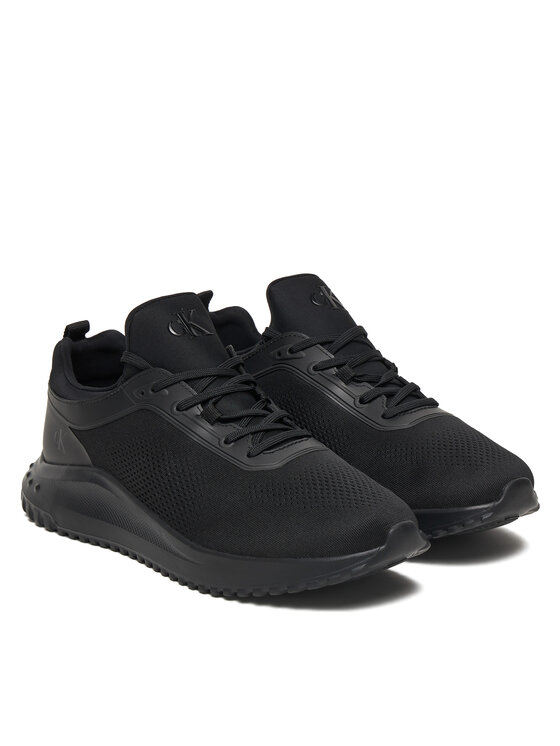Calvin Klein Calvin Klein Sportcipők Eva Runner Sock Mix YM0YM01386 Fekete