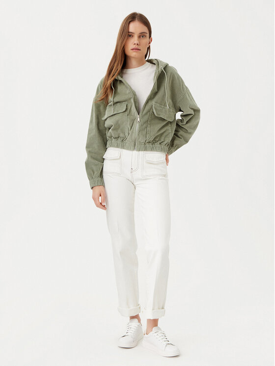ONLY ONLY Felpa Kenzie 15246274 Verde Regular Fit