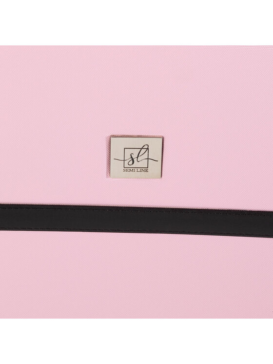 Semi Line Semi Line Valigia grande T5509-3 Rosa