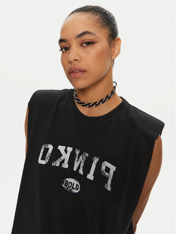PINKO PINKO T-Shirt 104268 A25Z Dunkelblau Regular Fit