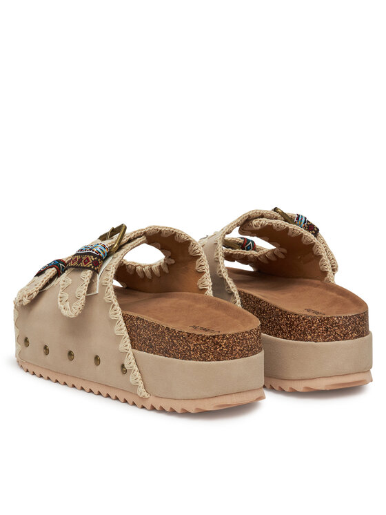 DeeZee DeeZee Pantoletten LB-P1684 Beige