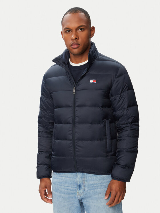Tommy Jeans Tommy Jeans Пухено яке DM0DM23231 Тъмносин Regular Fit