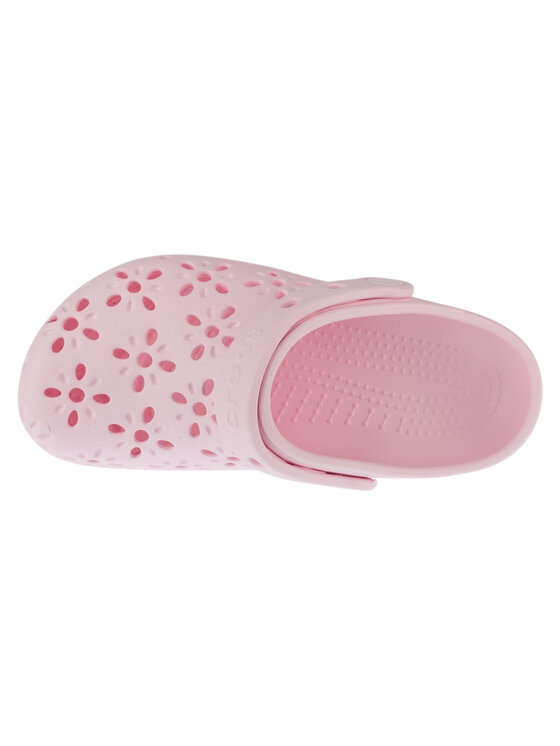 Crocs Crocs Ciabatte Classic Floral Cut Out Clog Kids Rosa