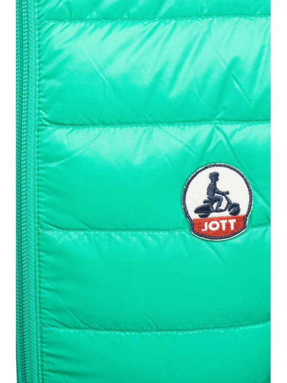 Jott Jott Kamizelka PS23MDOW03-243_XL Zielony Regular Fit