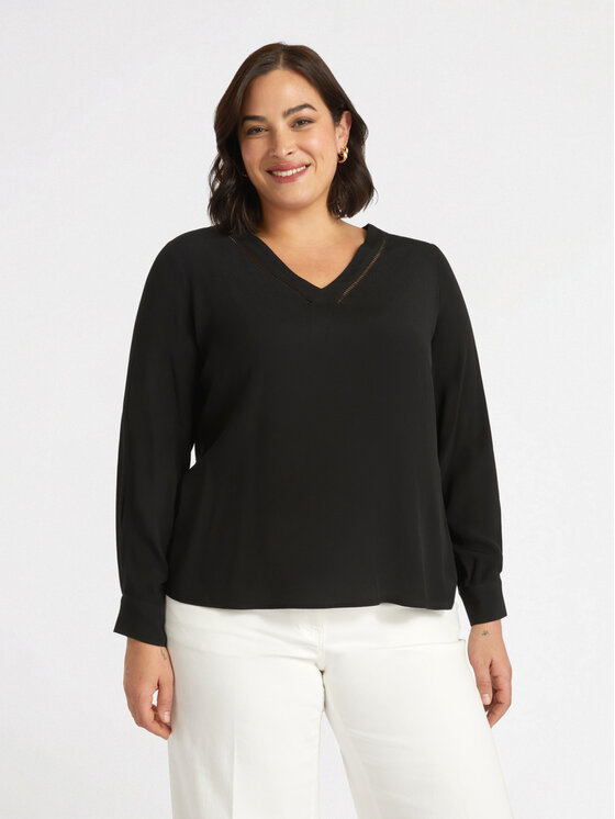 Fiorella Rubino Fiorella Rubino Blusa 2740T002227N033 Nero Regular Fit