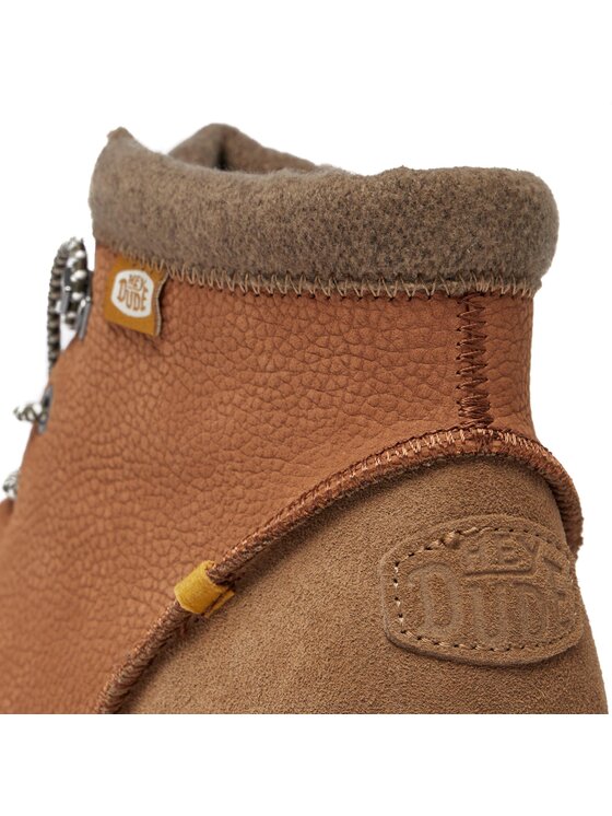 Hey Dude Hey Dude Šnurovacia obuv Bradley Boot Leather 40189-21N Hnedá