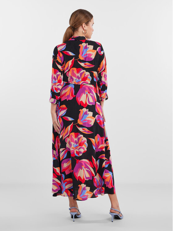 YAS YAS Hemdkleid 26030726 Bunt Regular Fit