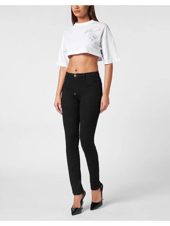 PHILIPP PLEIN PHILIPP PLEIN Tričko 11619 Biela Regular Fit