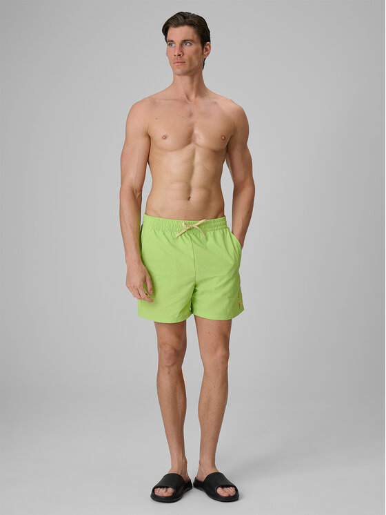 4F 4F Szorty kąpielowe FOB SUMMER Zielony Regular Fit