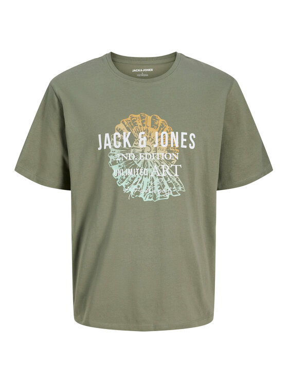 Jack & Jones Jack & Jones Tricou Gradient Print 12288094 Gri Regular Fit