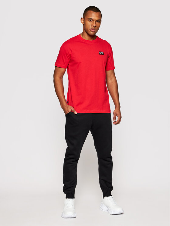 T-shirt 3KPT63 PJ6EZ 1451 Rosso Regular Fit