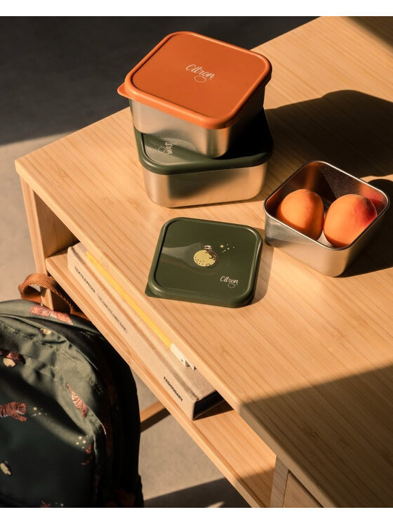 Citron Citron Zestaw lunchboxów pojemniczki Zielony