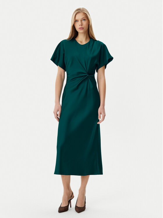 Rinascimento Rinascimento Kokteilinė suknelė CFC0122932003 Žalia Regular Fit