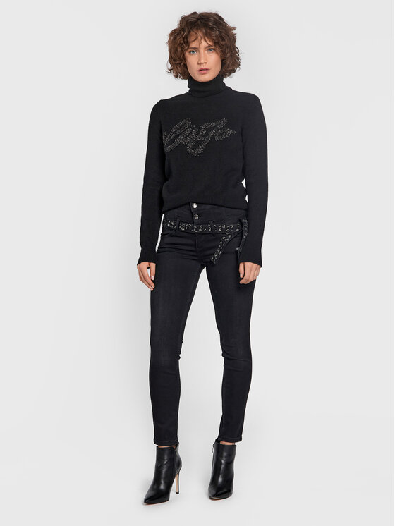 Jeans UF2041 D4376 Nero Skinny Fit