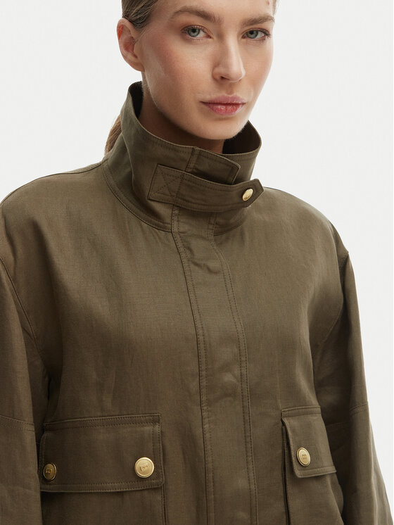 Tommy Hilfiger Tommy Hilfiger Prechodná bunda WW0WW48616 Zelená Relaxed Fit