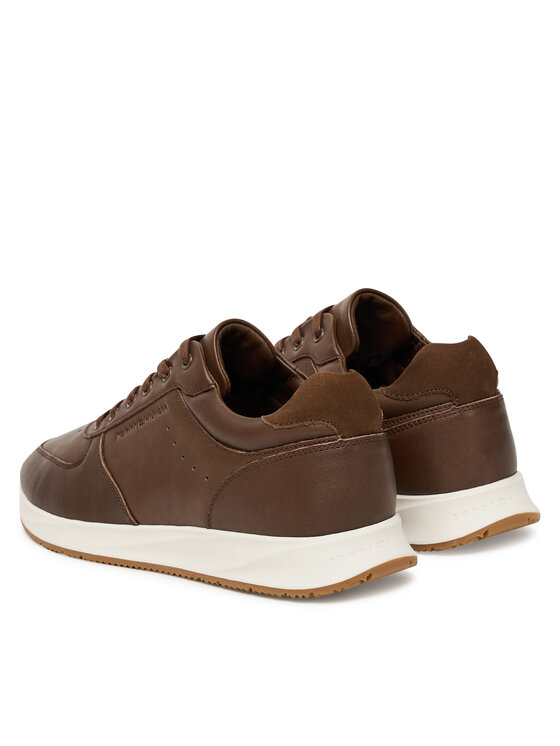 Tommy Hilfiger Tommy Hilfiger Superge Premium Leather Hybrid FM0FM05700 Rjava
