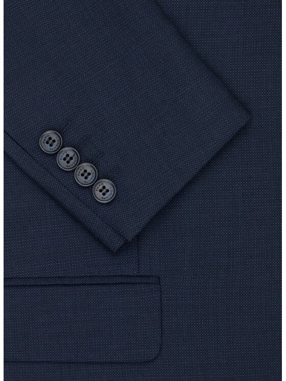 Pako Lorente Pako Lorente Marynarka P25SP-3G-018 Granatowy Super Slim Fit