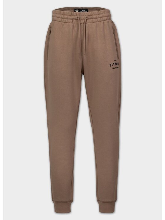 PITBULL PITBULL Spodnie dresowe ARBOR Brązowy Regular Fit