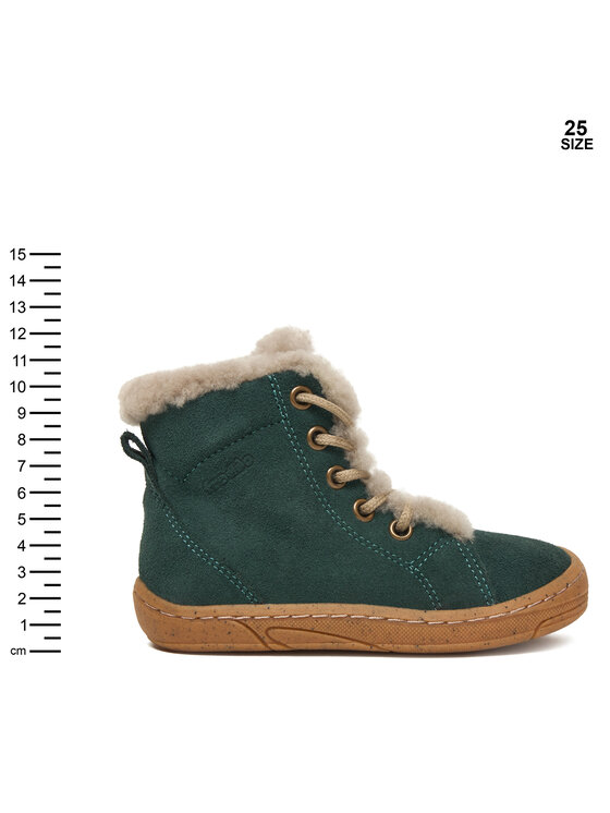 Froddo Froddo Gležnjarji Minni Suede Laces G2110140-5 S Turkizna
