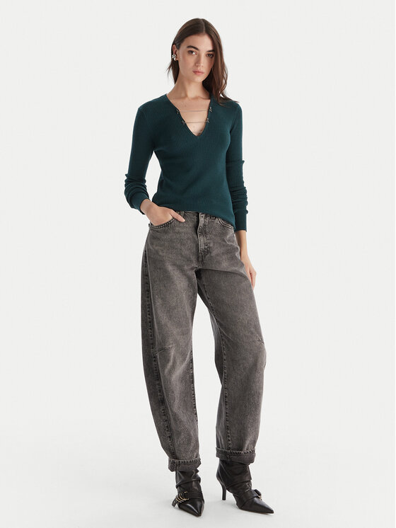 Patrizia Pepe Patrizia Pepe Megztinis 2K0331/K7S0-G619 Žalia Regular Fit