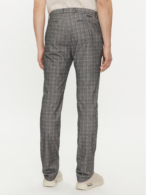 Bugatti Bugatti Chino kalhoty 4890 26350 Šedá Slim Fit
