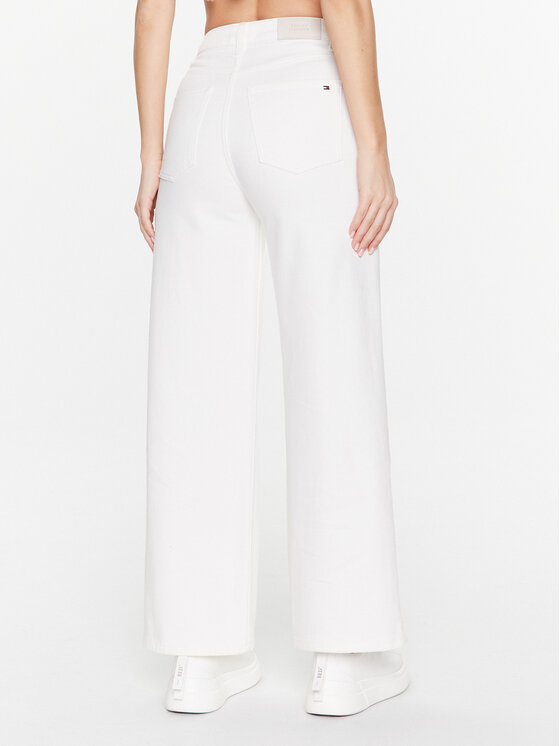 Tommy Hilfiger Tommy Hilfiger Jeans WW0WW38518 Bianco Relaxed Fit